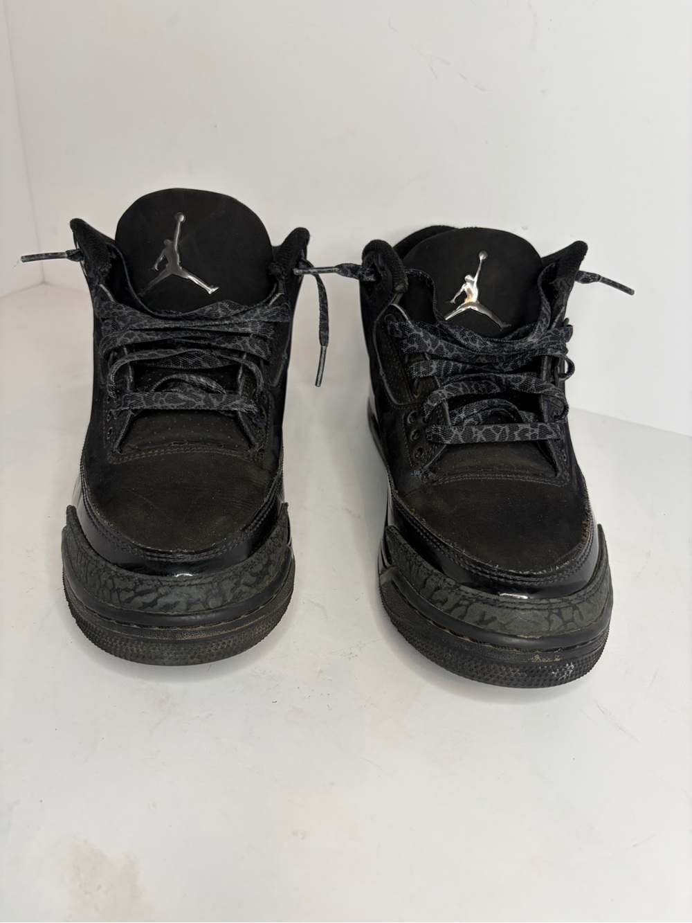 Nike Air Jordan 3 Retro Black Cat Triple Black Men’s 8.5 CT8532-001 Sneakers